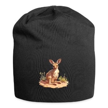 Kangourous Kangourou - Bonnet en jersey - noir - Devant