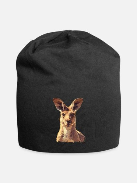 Kangourous Kangourou - Bonnet en jersey - noir