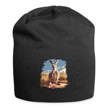 Kangourous Kangourou - Bonnet en jersey - noir - Devant