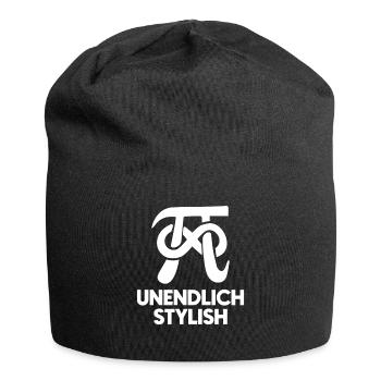 Unendlich Stylish - Jersey-Beanie - Schwarz - Vorne