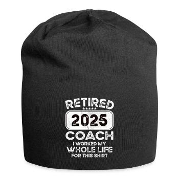 Retired Coach 2025 - Jersey Beanie - black - Front