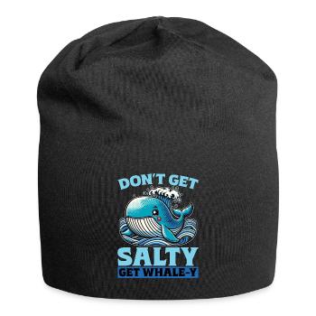 Observation des baleines Ne soyez pas salé Obtenez des créatures marines - Bonnet en jersey - noir - Devant