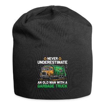 Garbage truck driver for sanitation workers - Jersey Beanie - black - Front