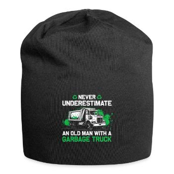 Garbage truck driver for sanitation workers - Jersey Beanie - black - Front