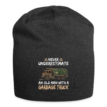 Garbage truck driver for sanitation workers - Jersey Beanie - charcoal grey - Front