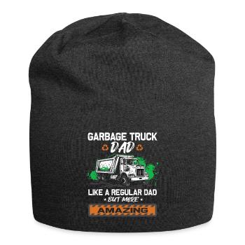 Garbage truck driver for sanitation workers - Jersey Beanie - charcoal grey - Front