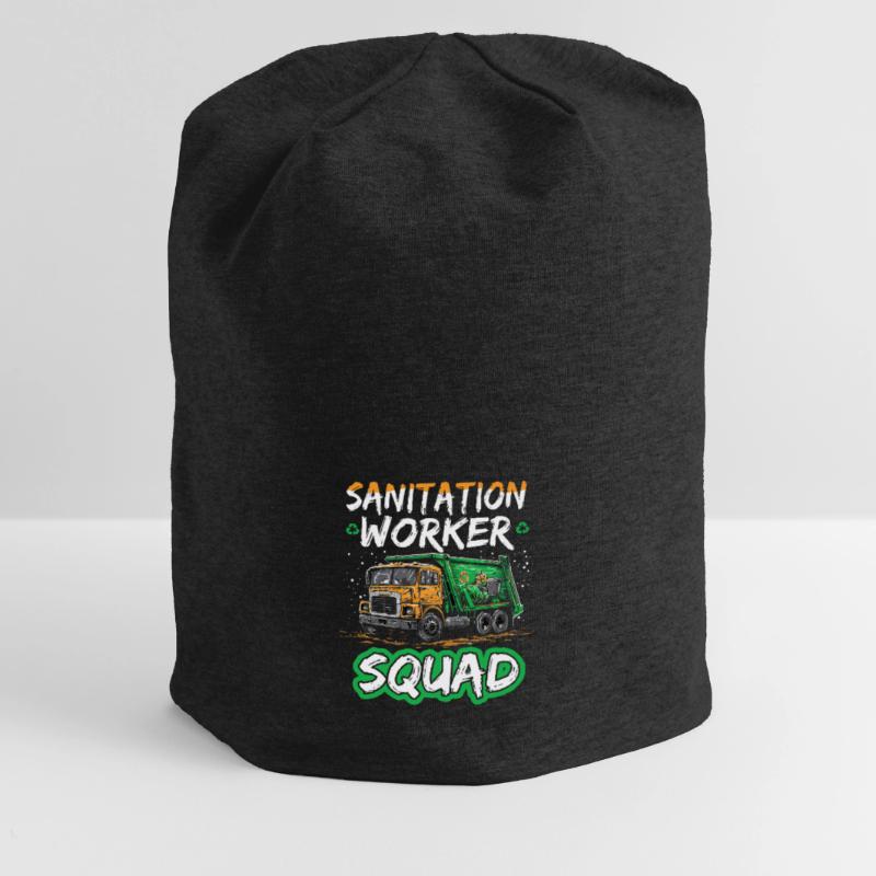 Garbage truck driver for sanitation workers Jersey Beanie