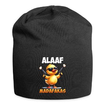 Karneval Enten ALAAF MADAFAKAS Lustiges Kölner - Jersey-Beanie - Schwarz - Vorne