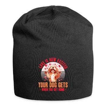 Goldendoodle Dog Owner - Jersey Beanie - black - Front