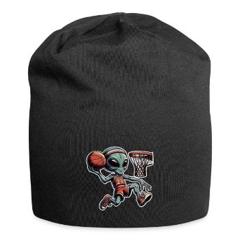 Alien Basketball Dunking - Jersey Beanie - black - Front