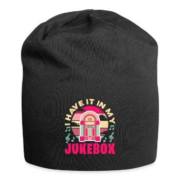 Je l’ai dans mon jukebox Retro Music Collector - Bonnet en jersey - noir - Devant
