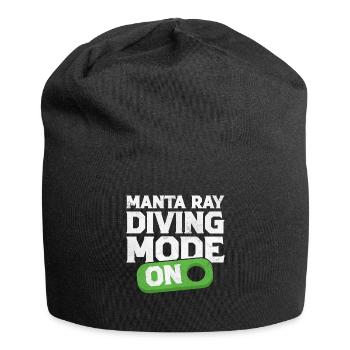 Manta Ray Diving Mode On Scube Diver Pacific Rays - Jersey-Beanie - Schwarz - Vorne