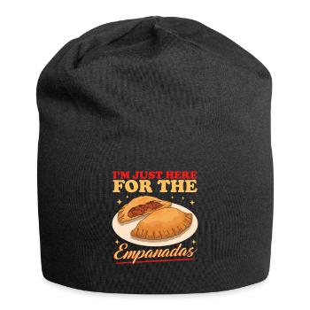 Empanadas Empanada Dumpling Cadeaux - Bonnet en jersey - noir - Devant