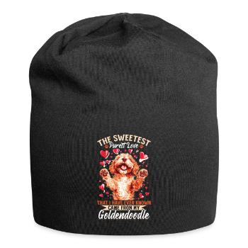 Goldendoodle Dog Owner - Jersey Beanie - black - Front