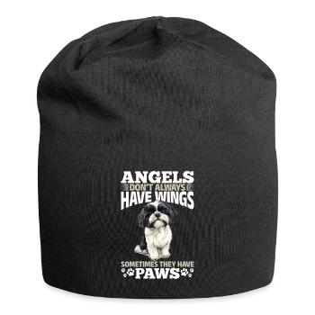 Shih Tzu Dog Owner - Jersey Beanie - black - Front