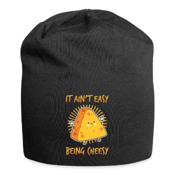 Fromage Il n’est pas facile d’être ringard. - Bonnet en jersey - noir - Devant