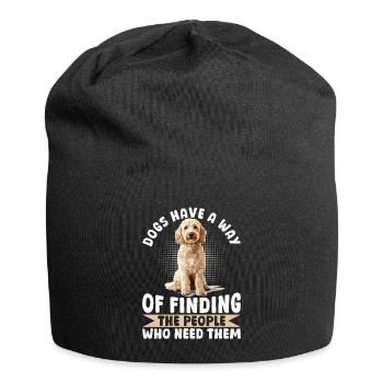 Goldendoodle Dog Owner - Jersey Beanie - black - Front