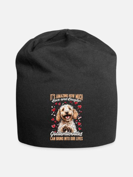 Goldendoodle Dog Owner - Jersey-Beanie - Schwarz