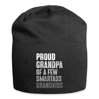 Grand-père Grand-père Pops Grand-parent - Bonnet en jersey - noir - Devant