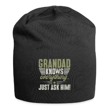 Grand-père Grand-père Pops Grand-parent - Bonnet en jersey - noir - Devant