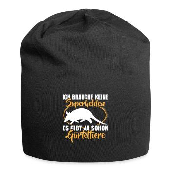 Il y a déjà des tatous, des tatous géants - Bonnet en jersey - noir - Devant