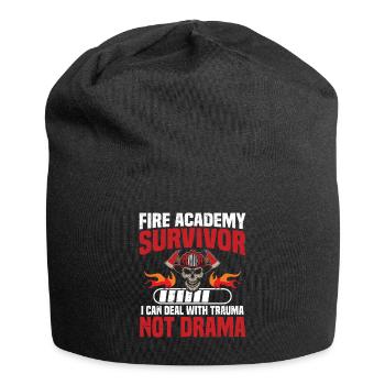 Überlebende Der Feuerakademie Ich Kann Mit Trauma - Jersey-Beanie - Schwarz - Vorne
