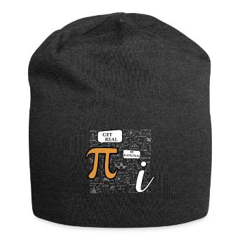 Être réel ou être rationnel - Bonnet en jersey - charbon - Devant
