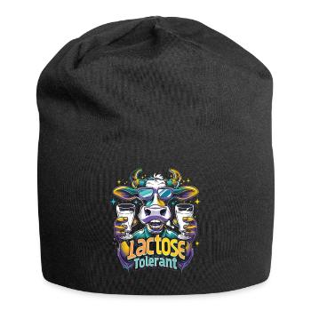 Lactose tolerant - Jersey Beanie - black - Front