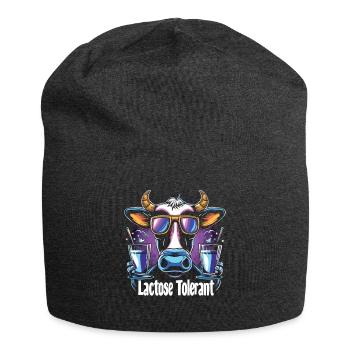Lactose tolerant - Jersey Beanie - charcoal grey - Front