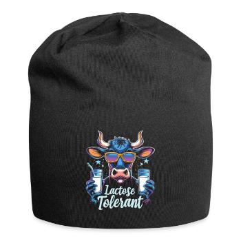 Lactose tolerant - Jersey Beanie - black - Front