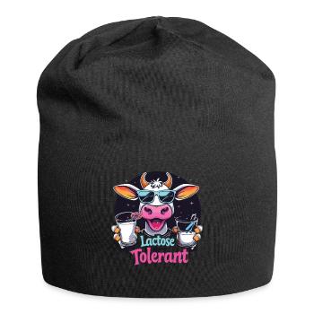 Lactose tolerant - Jersey Beanie - black - Front