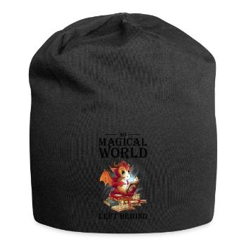 Reading Dragon Booktok Book Lover Book Dragon - Jersey Beanie - black - Front