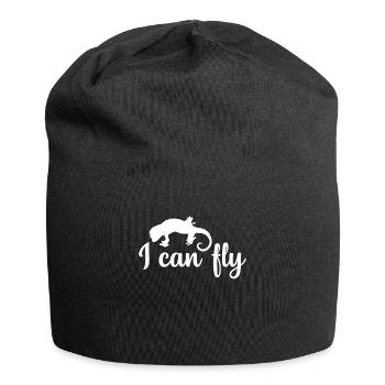 Gargoyle Geckos I Can Fly - Jersey Beanie - black - Front
