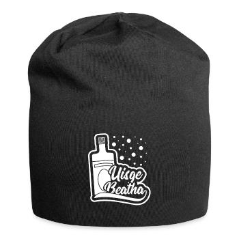 Whisky Uisge Beatha – Eau de Vie - Bonnet en jersey - noir - Devant