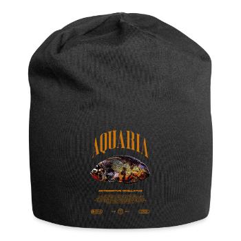 Oscar Fish Keeper Moderne Streetwear - Jersey-Beanie - Schwarz - Vorne