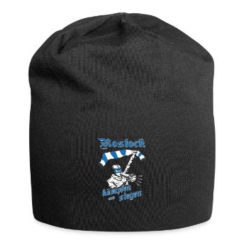 Rostock kämpfen und siegen No II - Jersey-Beanie - Schwarz - Vorne