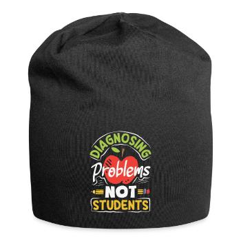 Schule Psych Berater Psychologie - Jersey-Beanie - Schwarz - Vorne