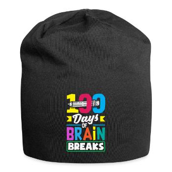 Schule Psych Berater Psychologie - Jersey-Beanie - Schwarz - Vorne