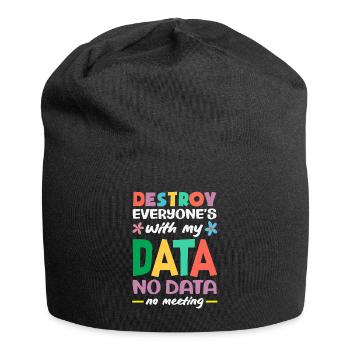 Schule Psych Berater Psychologie - Jersey-Beanie - Schwarz - Vorne