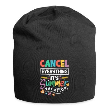 Schule Psych Berater Psychologie - Jersey-Beanie - Schwarz - Vorne