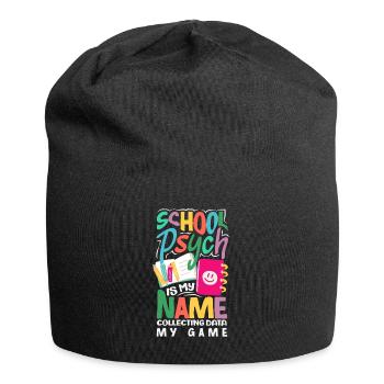 Schule Psych Berater Psychologie - Jersey-Beanie - Schwarz - Vorne