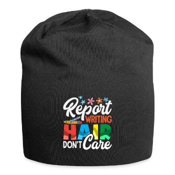 Schule Psych Berater Psychologie - Jersey-Beanie - Schwarz - Vorne