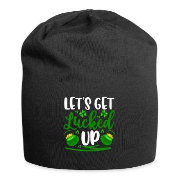 Laissons-nous tenter par la chance - Bonnet en jersey - noir - Devant
