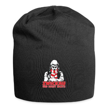 Zwickau und sonst nichts - Jersey-Beanie - Schwarz - Vorne
