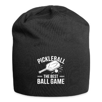 Pickleball Meilleur sport de balle Tennis Badminton - Bonnet en jersey - noir - Devant