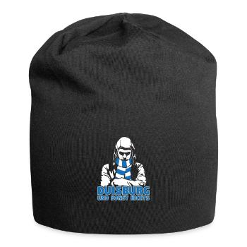 Duisburg und sonst nichts - Jersey-Beanie - Schwarz - Vorne