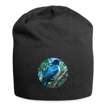 Elstern Elster - Jersey-Beanie - Schwarz - Vorne