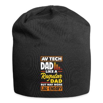 Funny Audiovisual Technician AV Tec - Jersey Beanie - black - Front