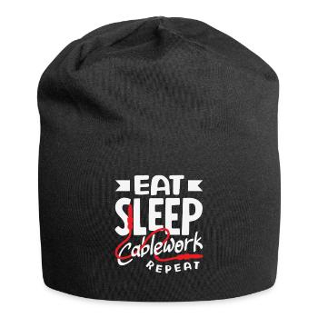 Funny Audiovisual Technician AV Tec - Jersey Beanie - black - Front