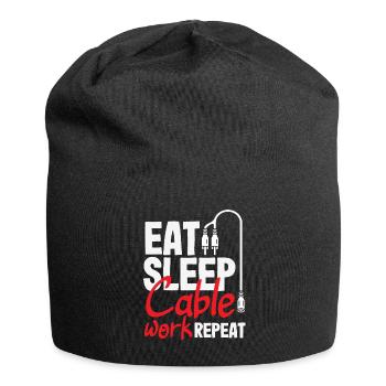 Funny Audiovisual Technician AV Tec - Jersey Beanie - black - Front